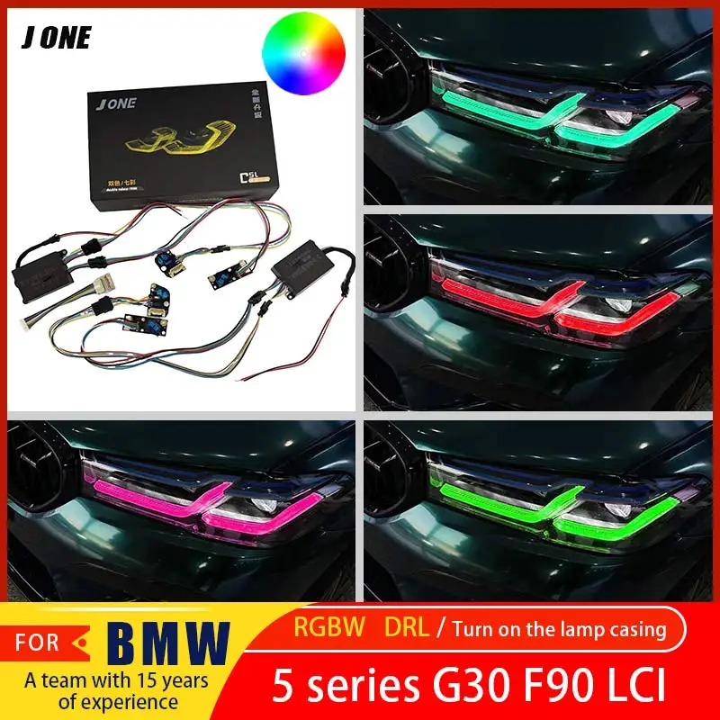 FOR BMW 5 Series G30 G38 G31 F90 2020-2023 LCI Front Headlight RGB Daytime Running Light Module Plug-and-Play Accessory
FOR BMW 5 Series G30 G38 G31 F90 2020-2023 LCI Front Headlight RGB Daytime Running Light Module Plug-and-Play Accessory