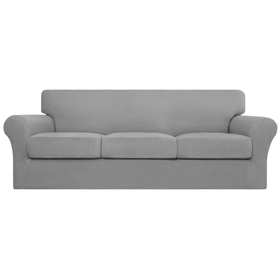 4 Pieces Stretch Couch Cover Sofa Cover for Dogs Washable Sofa Slipcover for 3 Separate Cushion Couch Spandex Jacquard Fabric El
4 Pieces Stretch Couch Cover Sofa Cover for Dogs Washable Sofa Slipcover for 3 Separate Cushion Couch Spandex Jacquard Fabric El