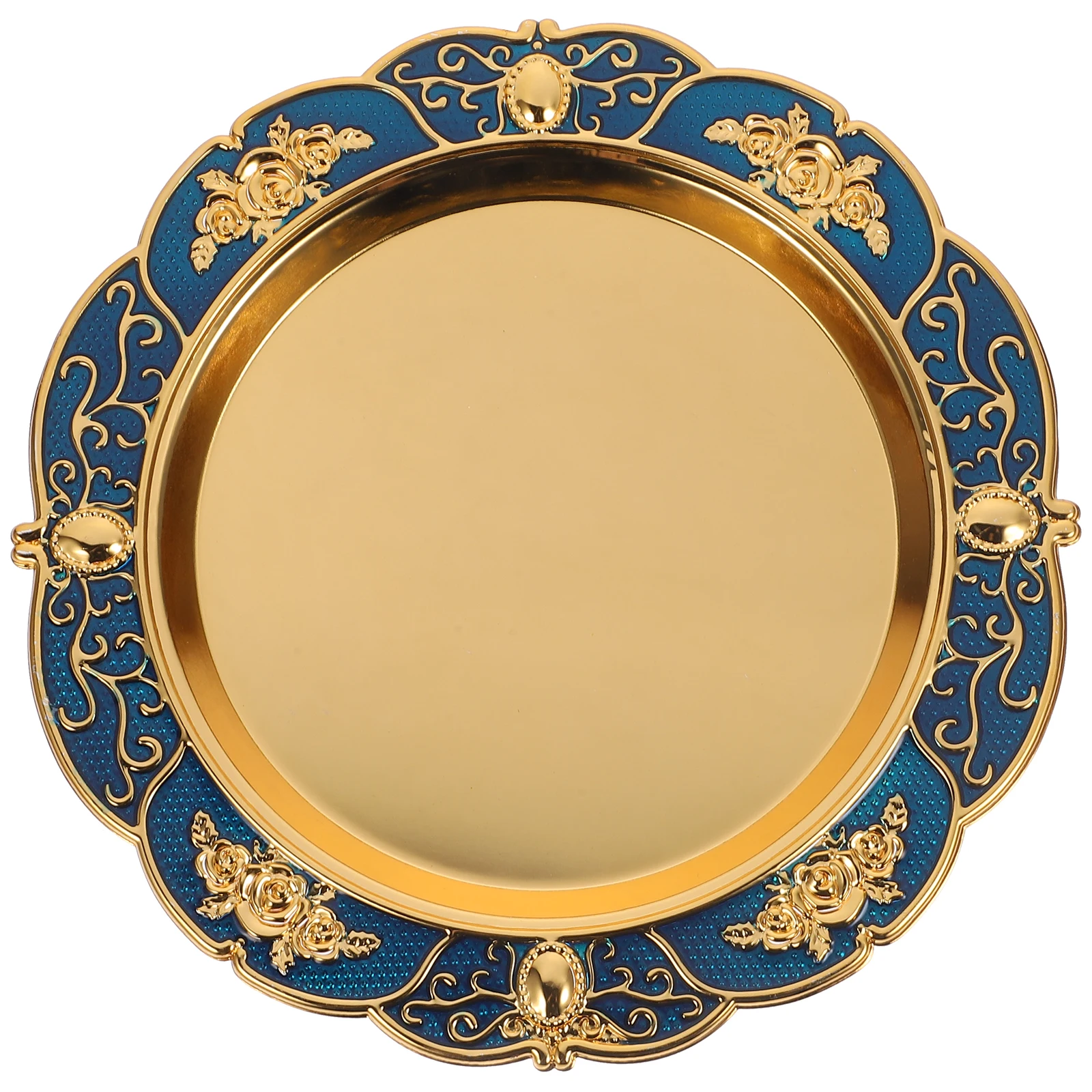 1 шт., круглый металлический поднос в европейском стиле, сервировочная тарелка для фруктов для десертов, закусок, торта, кондитерских изделий, суши, хлеба, салата, еды, витрина для кухни
1 шт., круглый металлический поднос в европейском стиле, сервировочная тарелка для фруктов для десертов, закусок, торта, кондитерских изделий, суши, хлеба, салата, еды, витрина для кухни