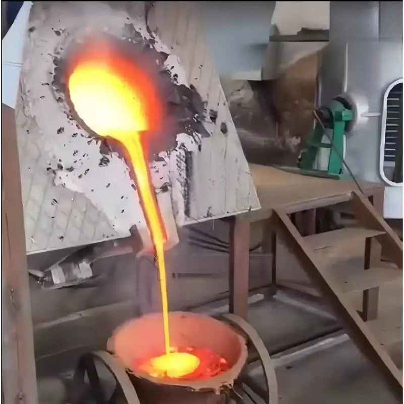 Foundry0.1- 0.3T Small Steel Iron Scrap Metal Melting Furnace Medium Frequency Induction Melting Furnace
Foundry0.1- 0.3T Small Steel Iron Scrap Metal Melting Furnace Medium Frequency Induction Melting Furnace