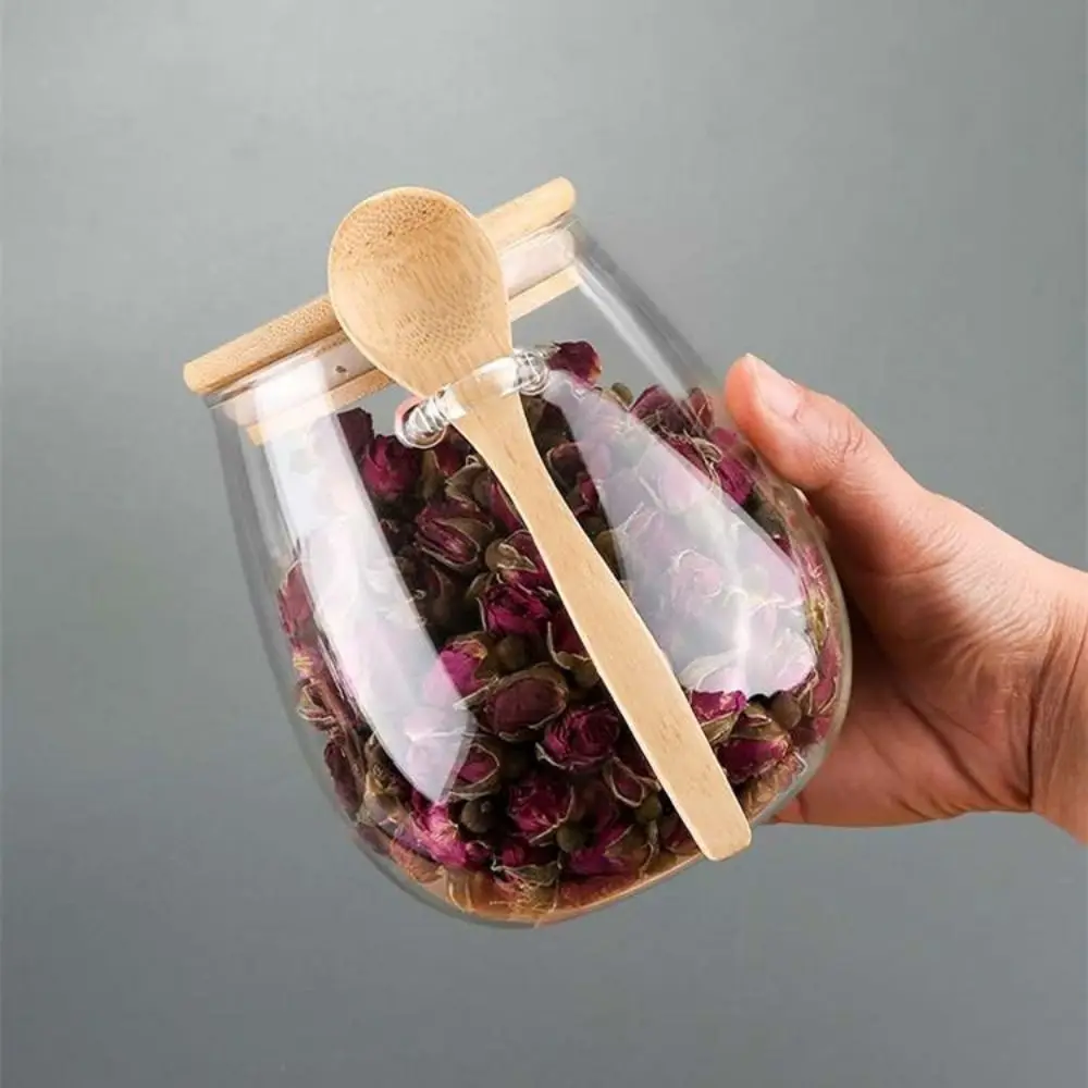 Wide Mouth Glass Storage Jars Airtight Leak-Proof Food Storage Canisters Transparent with Bamboo Lid Kitchen Canisters Bath Salt
Wide Mouth Glass Storage Jars Airtight Leak-Proof Food Storage Canisters Transparent with Bamboo Lid Kitchen Canisters Bath Salt