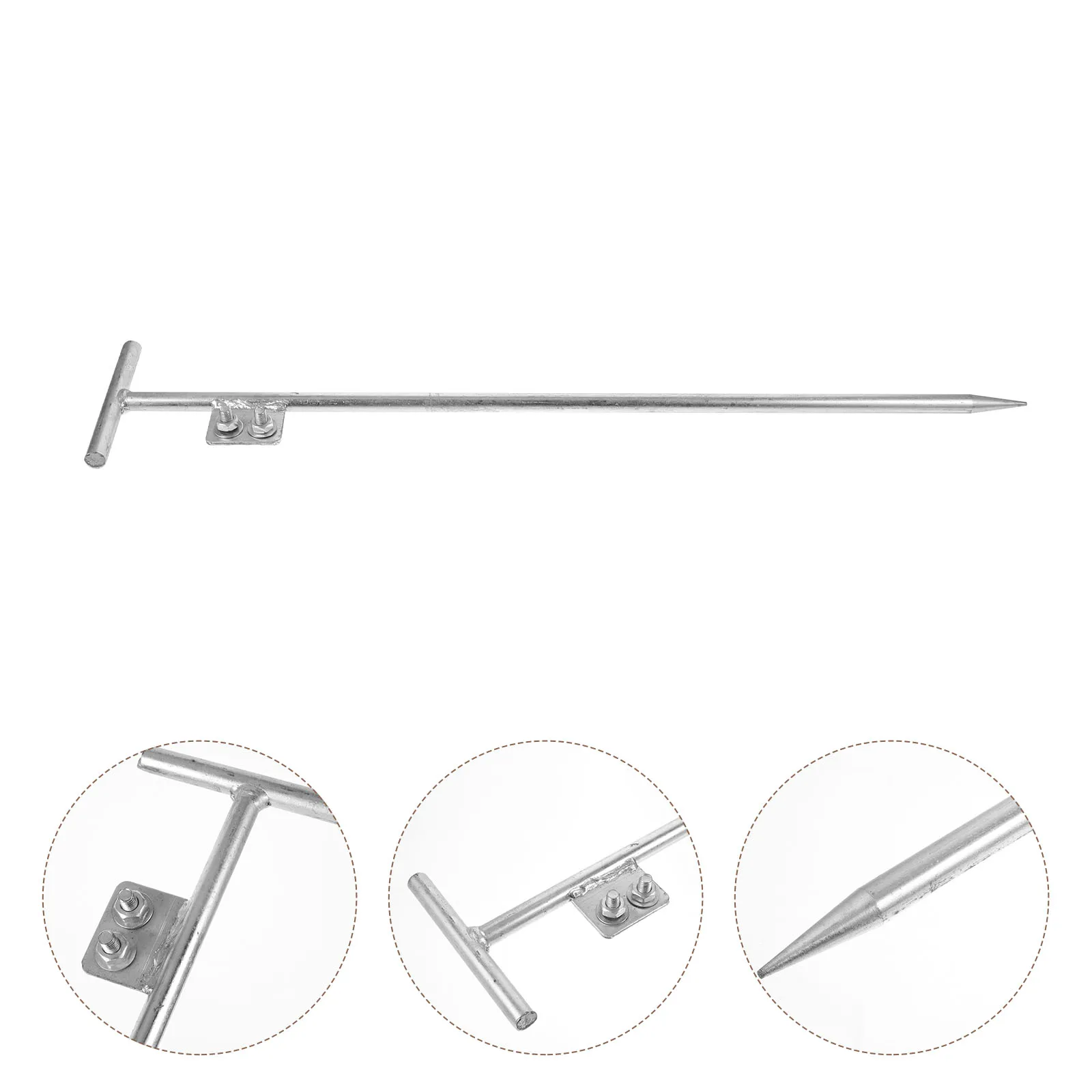 Grounding Rod 14mmx600mm Galvanized Ground Pin Electric Fence Wire Earthing Metal Iron Rod Antenna Post Portable
Grounding Rod 14mmx600mm Galvanized Ground Pin Electric Fence Wire Earthing Metal Iron Rod Antenna Post Portable