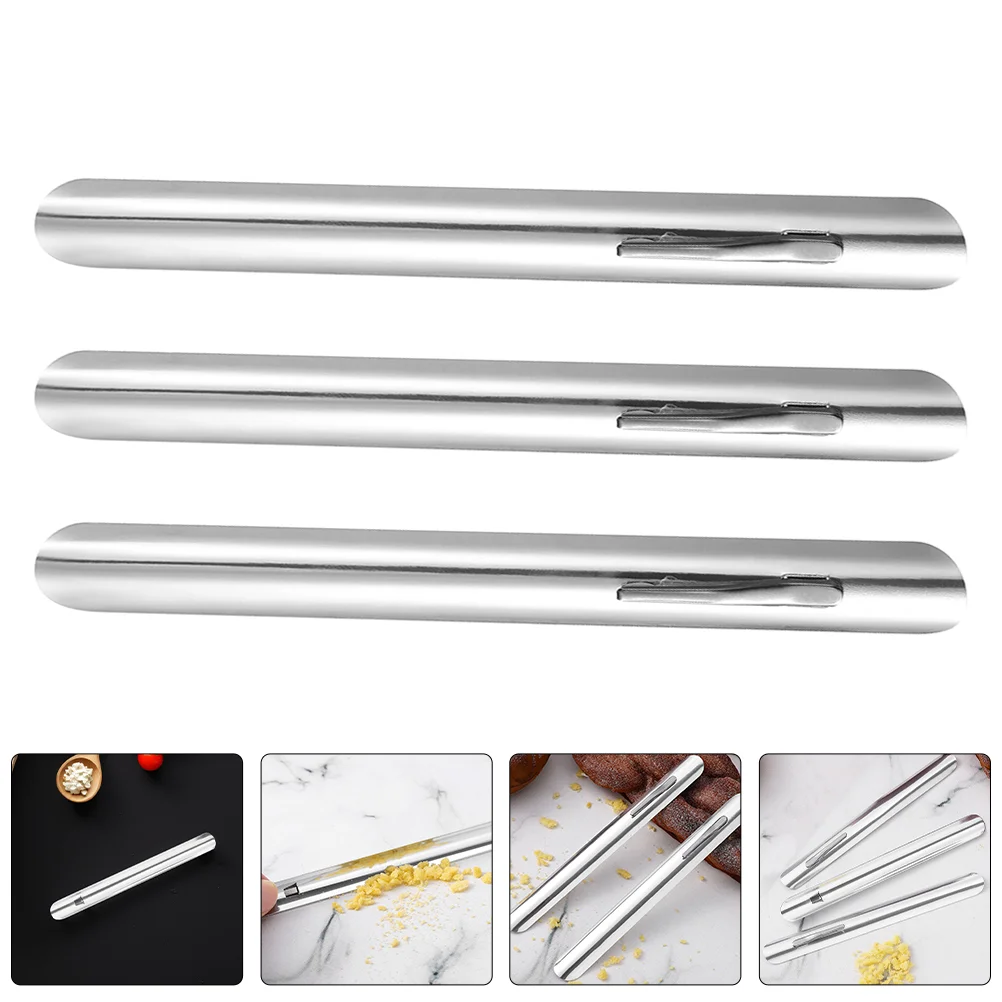 3 Pcs Bread Crumb Scraping Silver Scraper Sweeper Cleaning for Tablecloths Stainless Steel Crumber Commercial
3 Pcs Bread Crumb Scraping Silver Scraper Sweeper Cleaning for Tablecloths Stainless Steel Crumber Commercial