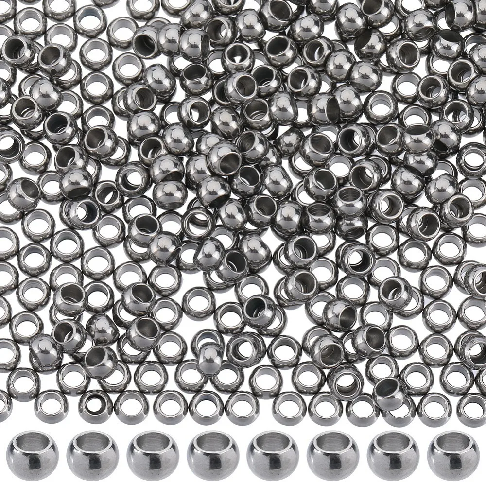 304 Stainless Steel Spacer Beads Round Stainless Steel Color 3x2mm Hole: 1.5mm 500pcs
304 Stainless Steel Spacer Beads Round Stainless Steel Color 3x2mm Hole: 1.5mm 500pcs
