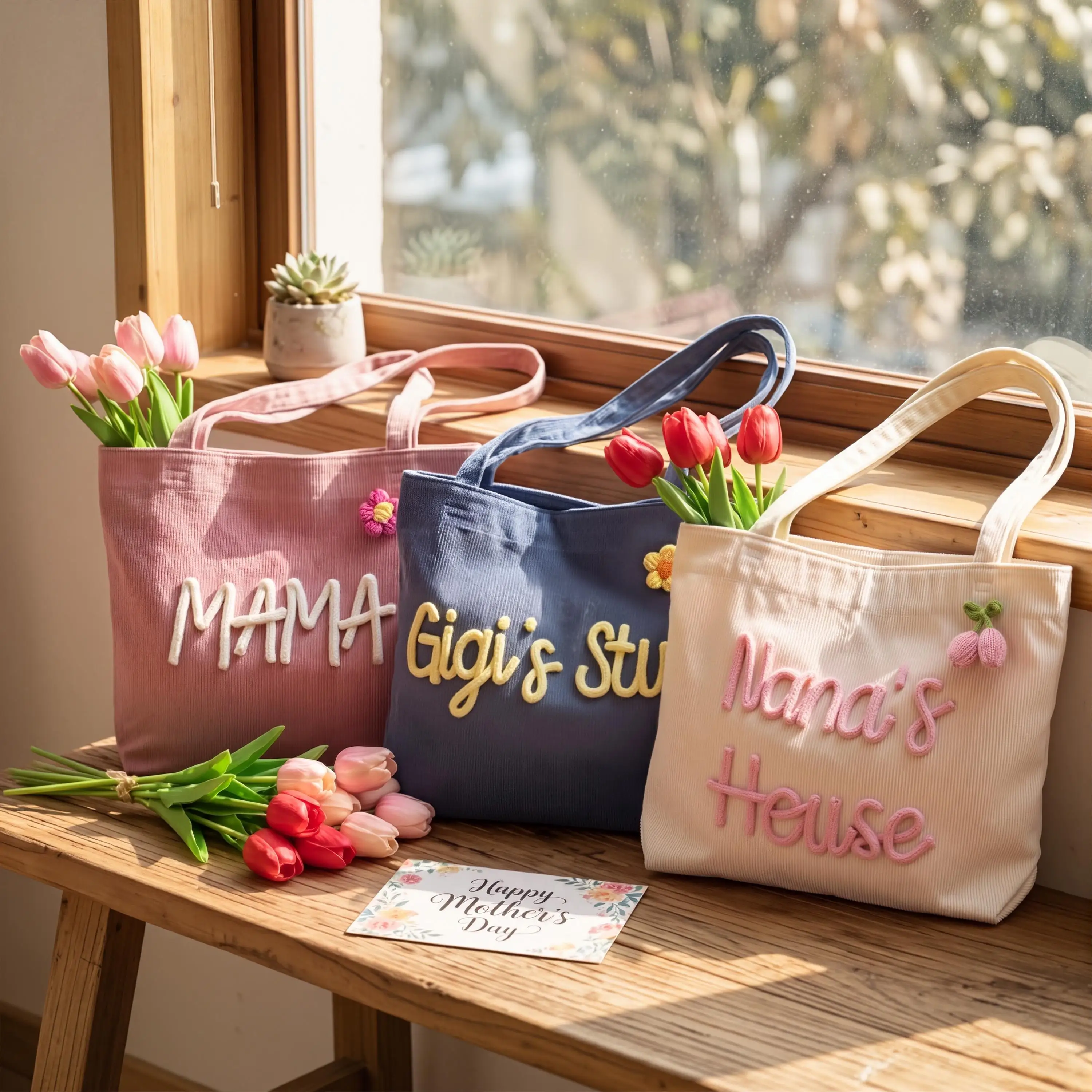 Custom name and text Tote Bag, Bridesmaid Gift, Embroidered Tote Bag Bachelorette Gifts, Gifts for Her, Graduation gift
Custom name and text Tote Bag, Bridesmaid Gift, Embroidered Tote Bag Bachelorette Gifts, Gifts for Her, Graduation gift