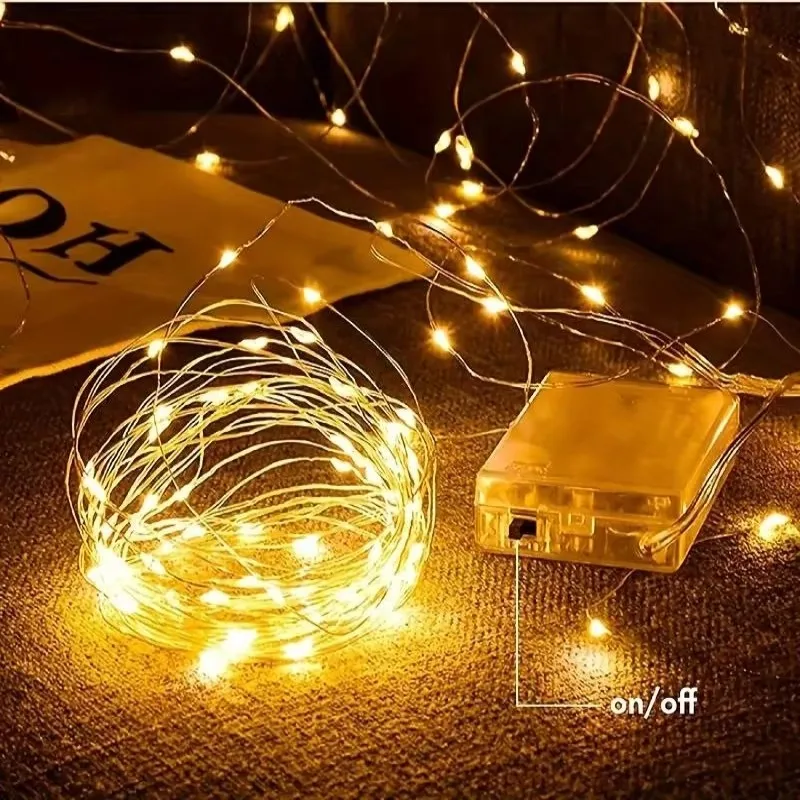 1/2/5/10M LED Fairy Lights Battery Powered Copper Wire String Lights For Bedroom Garden Party Wedding Christmas Decoration
1/2/5/10M LED Fairy Lights Battery Powered Copper Wire String Lights For Bedroom Garden Party Wedding Christmas Decoration