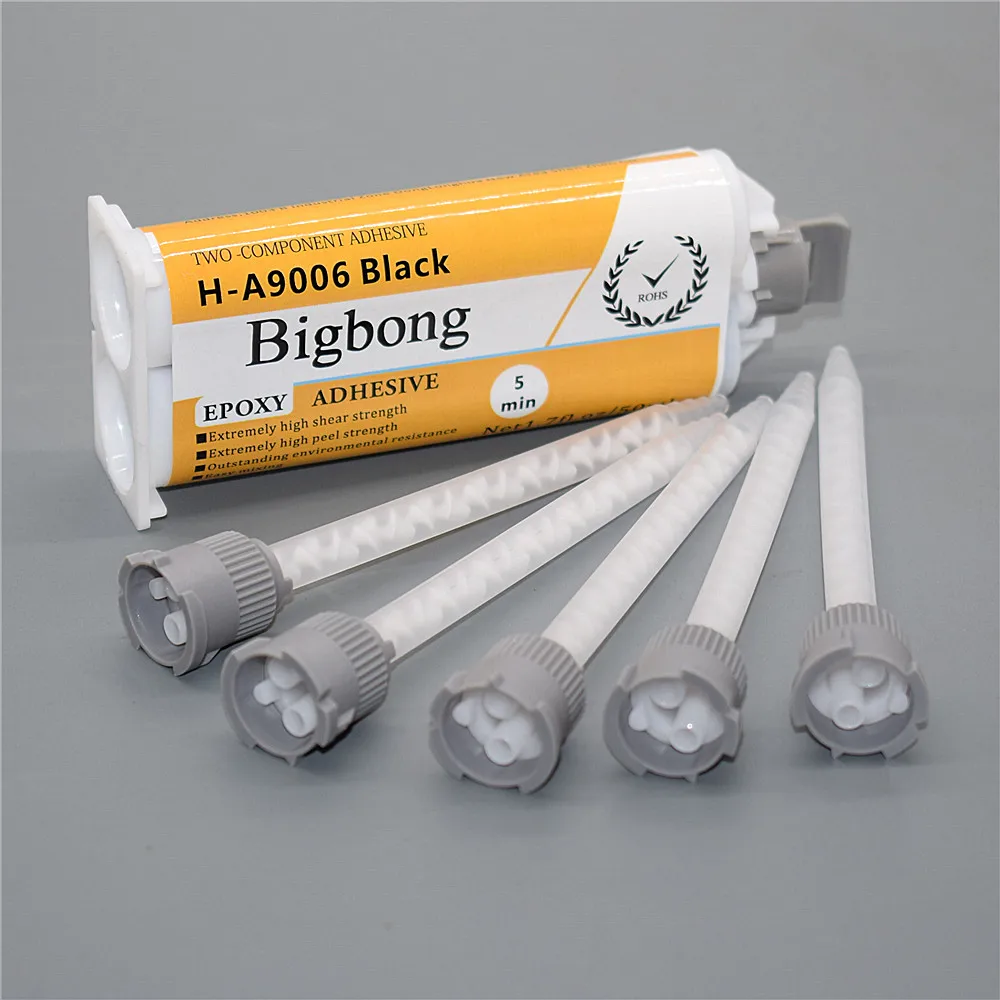 1:1 Black Epoxy Resin Adhesives Strong Glue 50ml AB Glues with 5pc 1:1 Mixed Tube Static Mixing Nozzles for 50ml 1:1 Glue Guns
1:1 Black Epoxy Resin Adhesives Strong Glue 50ml AB Glues with 5pc 1:1 Mixed Tube Static Mixing Nozzles for 50ml 1:1 Glue Guns