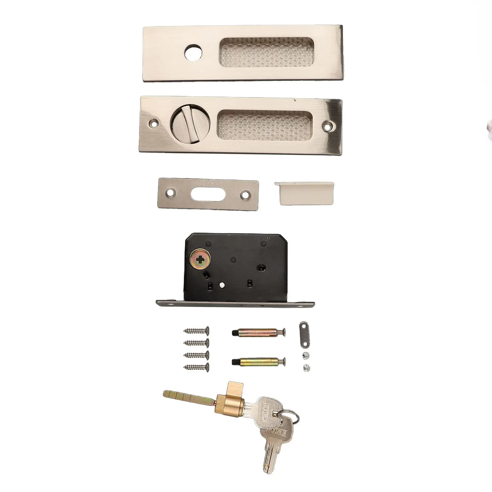 Invisible Door Lock Balcony Sliding Door Lock With Key Interior Kitchen Hook Lock Embedded Handle Door Lock Hardware
Invisible Door Lock Balcony Sliding Door Lock With Key Interior Kitchen Hook Lock Embedded Handle Door Lock Hardware
