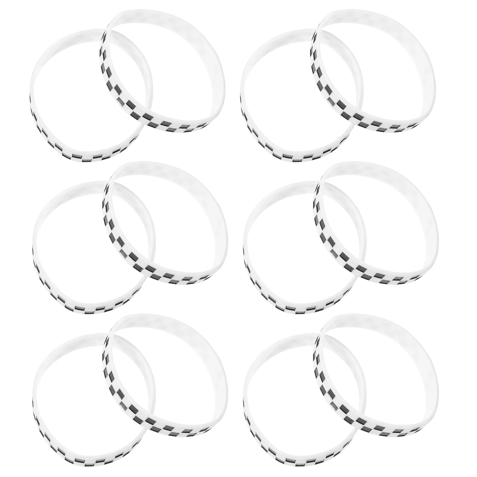 12pcs Checkered Silicone Bracelets Racing Theme Wristbands Lightweight Comfortable Waterproof Sports Girls Gifts
12pcs Checkered Silicone Bracelets Racing Theme Wristbands Lightweight Comfortable Waterproof Sports Girls Gifts