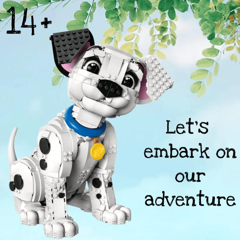 Знаменитый конструктор из 1722 деталей: Милый мультяшный Далматинец (101 далматинец) 43269, модель верного пса, строительные блоки, игрушки для сборки, рождественские подарки
Знаменитый конструктор из 1722 деталей: Милый мультяшный Далматинец (101 далматинец) 43269, модель верного пса, строительные блоки, игрушки для сборки, рождественские подарки