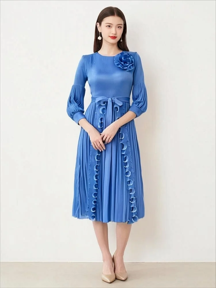 Miyake Women's Dress Large Size Pleats Temperament Long Sleeve Pleated Clothing African Style Pleated Light Luxury Long Dress
Miyake Women's Dress Large Size Pleats Temperament Long Sleeve Pleated Clothing African Style Pleated Light Luxury Long Dress