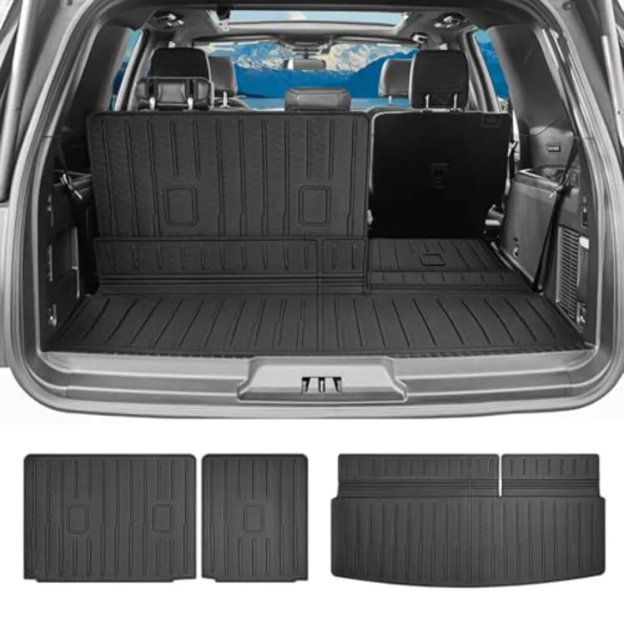 All Weather Rear Cargo Mat for 2018-2024 Ford Expedition/Lincoln Navigator with 3rd Row Seat Back Cover Accessories Waterproof
All Weather Rear Cargo Mat for 2018-2024 Ford Expedition/Lincoln Navigator with 3rd Row Seat Back Cover Accessories Waterproof