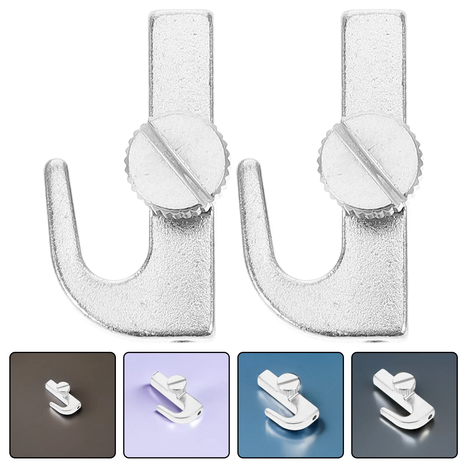 10Pcs Stainless Steel Adjustable Frame Hooks for Picture Rail Hangers 1-2Mm Steel Cable Artwork Hanging System Accessories
10Pcs Stainless Steel Adjustable Frame Hooks for Picture Rail Hangers 1-2Mm Steel Cable Artwork Hanging System Accessories