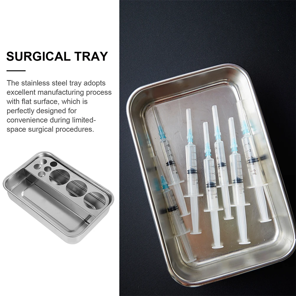 Stainless Steel Dressing Tray Infusion Injection Body Thickened Square Tool Plate Silver Professional Therapy Medical Masonry
Stainless Steel Dressing Tray Infusion Injection Body Thickened Square Tool Plate Silver Professional Therapy Medical Masonry