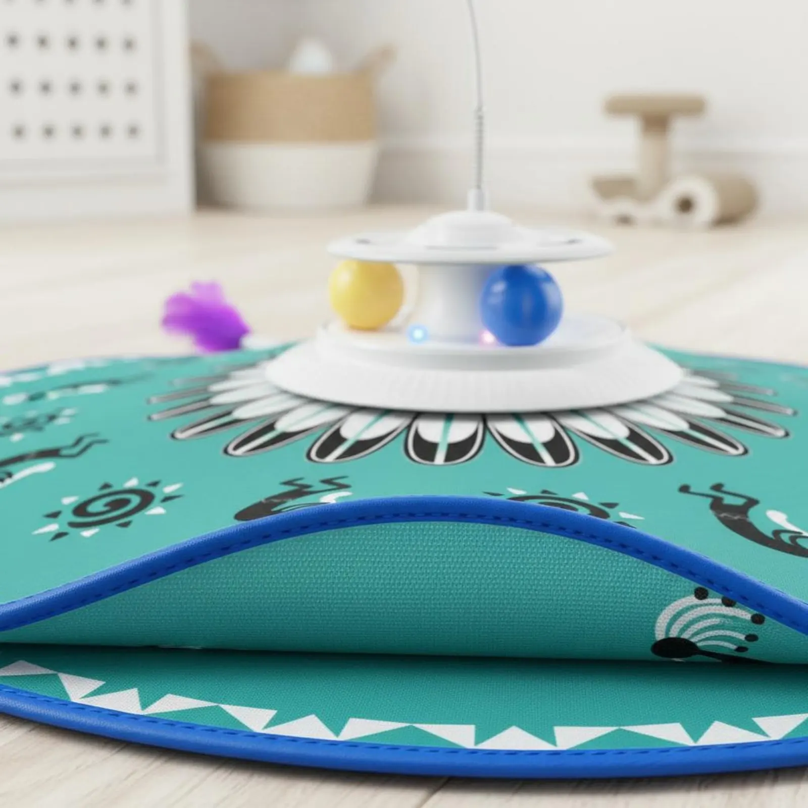 Electric Rotating Cat Toy Interactive Automatic Cat Teaser Pet Supplies Reduces Boredom Multi-Functional for Apartment Living
Electric Rotating Cat Toy Interactive Automatic Cat Teaser Pet Supplies Reduces Boredom Multi-Functional for Apartment Living