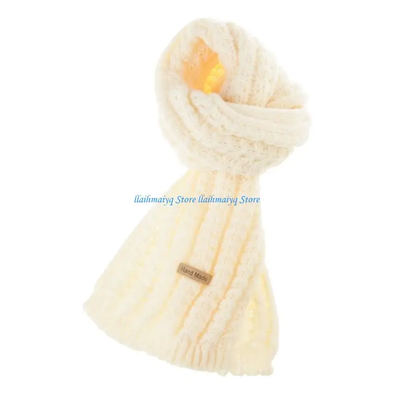 573B Thick Knitted Scarf for Most Ages Unisex Design Long Muffler Color Lightweight Comfortable Neck Warmer
573B Thick Knitted Scarf for Most Ages Unisex Design Long Muffler Color Lightweight Comfortable Neck Warmer