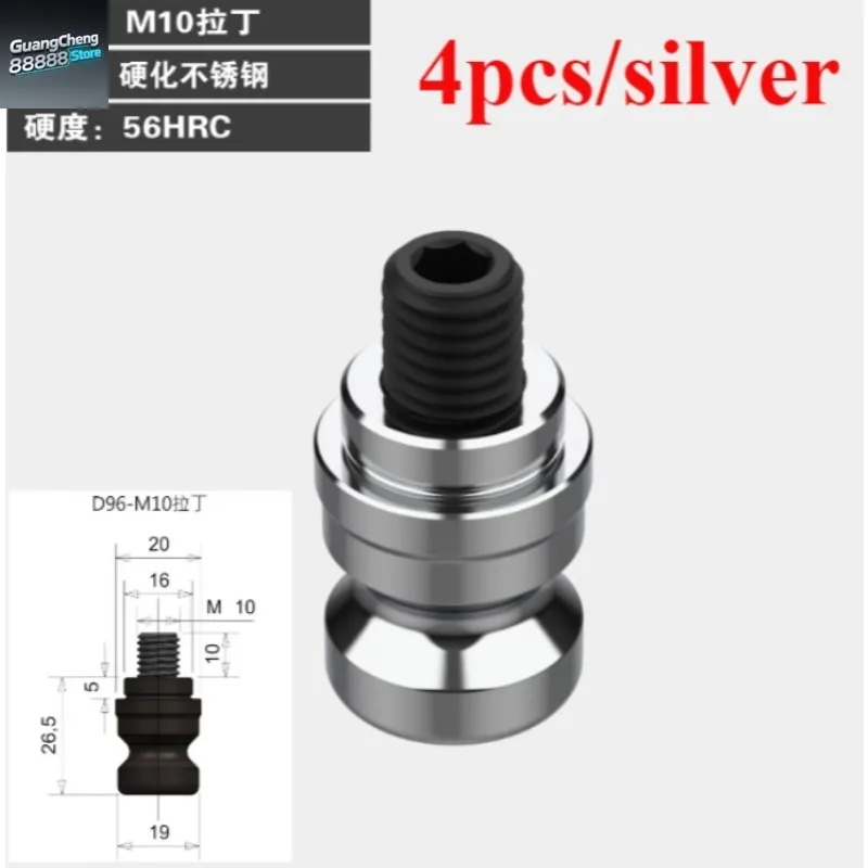 4 шт. четырех- или пятиосевое приспособление M8/M10, подходит для латыни
4 шт. четырех- или пятиосевое приспособление M8/M10, подходит для латыни