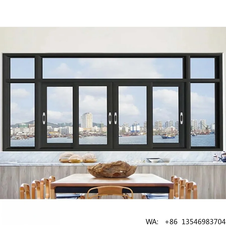Modern Aluminum Alloy Frame Anti Rust Suitable for African Coastal Areas Sliding Window Equipped with Built in Mosquito Net
Modern Aluminum Alloy Frame Anti Rust Suitable for African Coastal Areas Sliding Window Equipped with Built in Mosquito Net
