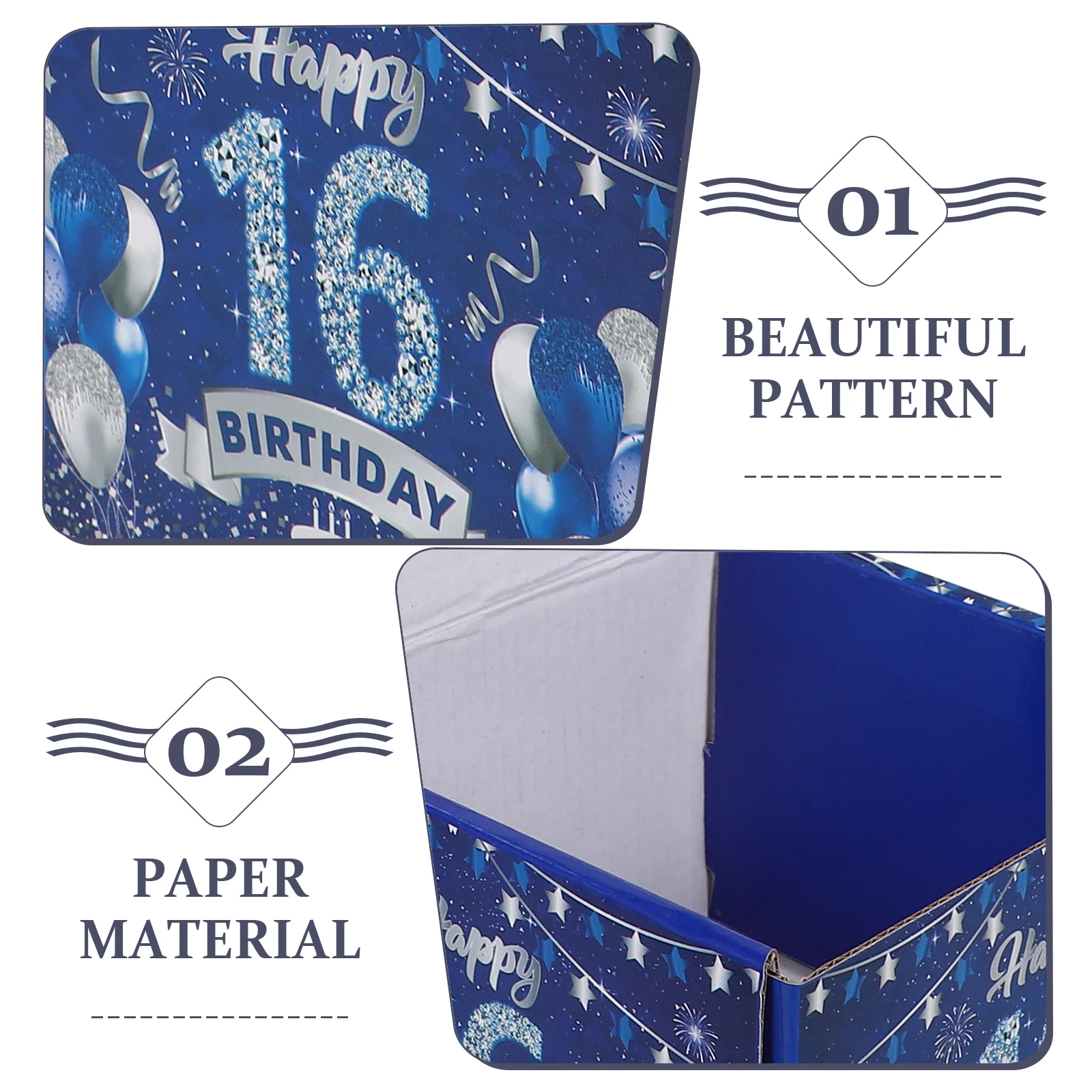 Birthday Cake Money Pull Out Money Box For Cake Tool Blue Silver Cash Box for Party Supplies Decorative Supplies
Birthday Cake Money Pull Out Money Box For Cake Tool Blue Silver Cash Box for Party Supplies Decorative Supplies