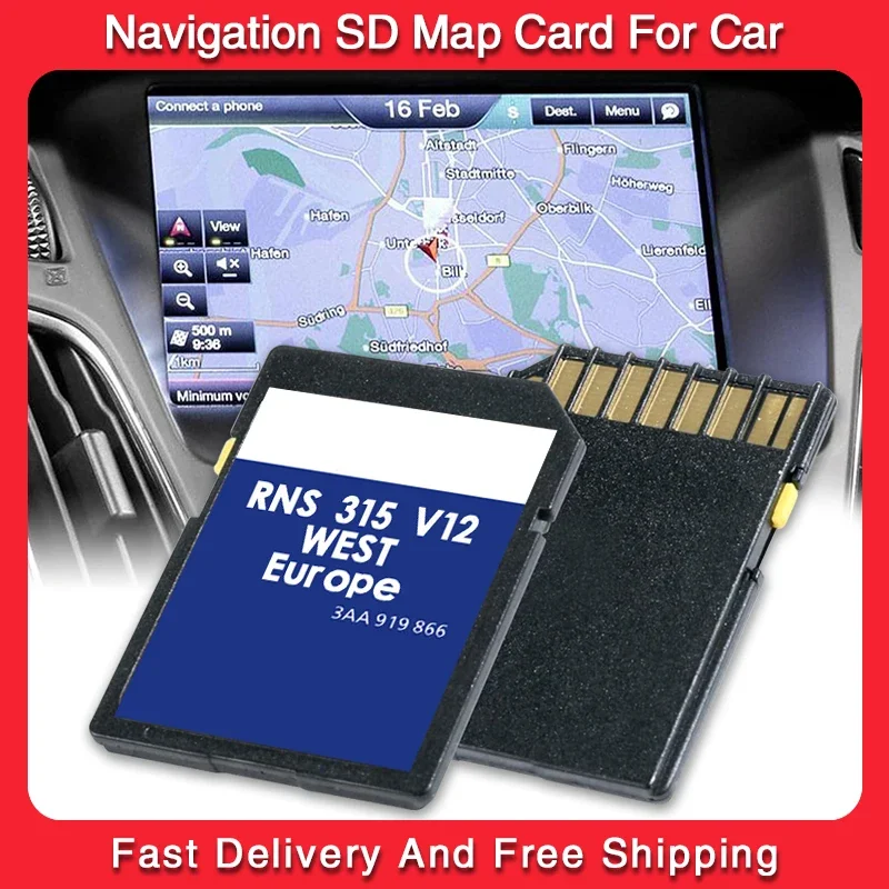 Car GPS Accessories for Volkswagen Golf Plus A6 RNS315 Navigation System Europe V12 3AA051866AA Genuine SD Card
Car GPS Accessories for Volkswagen Golf Plus A6 RNS315 Navigation System Europe V12 3AA051866AA Genuine SD Card