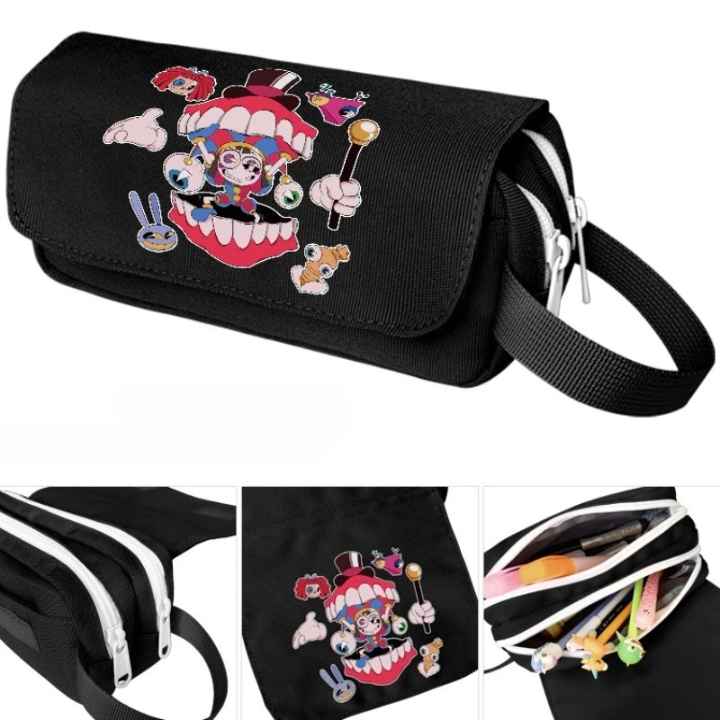 The Amazing Digital Circus Cartoon Print Pomni Double Layered Large Capacity Pencil Case Student Stationery Storage Bag Gift
The Amazing Digital Circus Cartoon Print Pomni Double Layered Large Capacity Pencil Case Student Stationery Storage Bag Gift