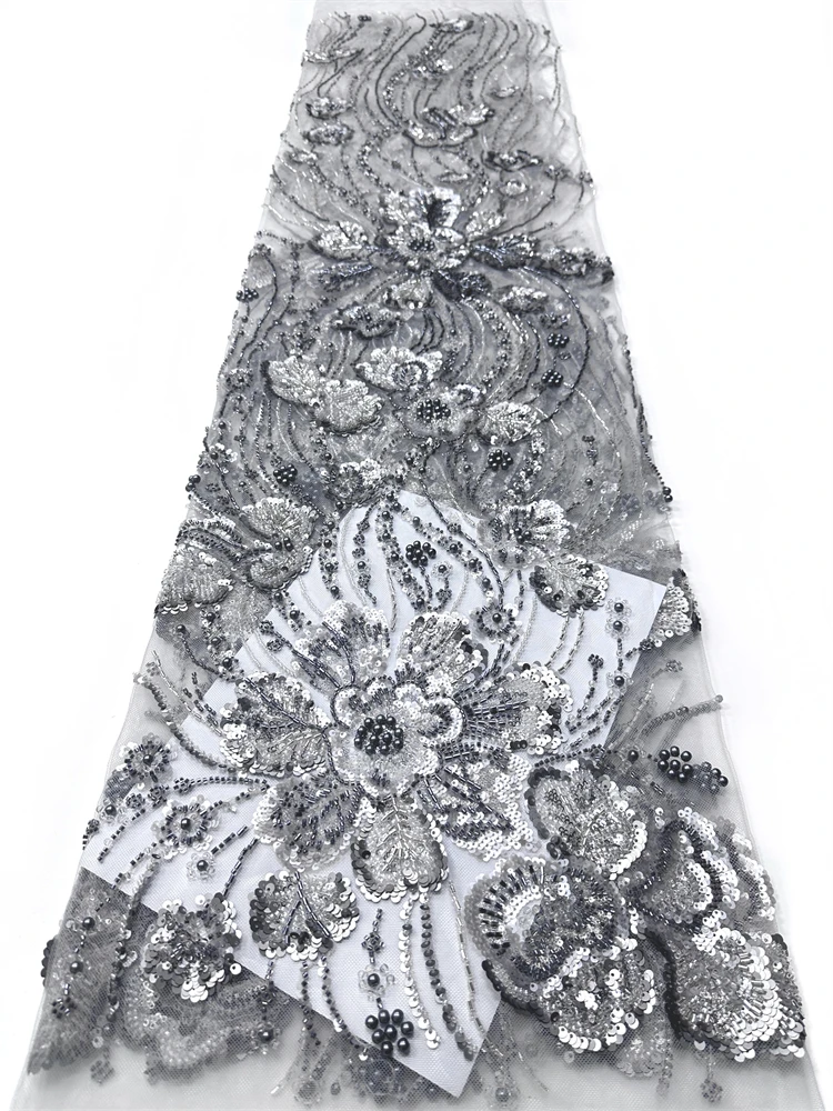Luxury African Handmade Heavy Beaded Lace Fabric 2026 High Quality French Sequin Lace Fabric Nigeria Wedding Party Dresses
Luxury African Handmade Heavy Beaded Lace Fabric 2026 High Quality French Sequin Lace Fabric Nigeria Wedding Party Dresses