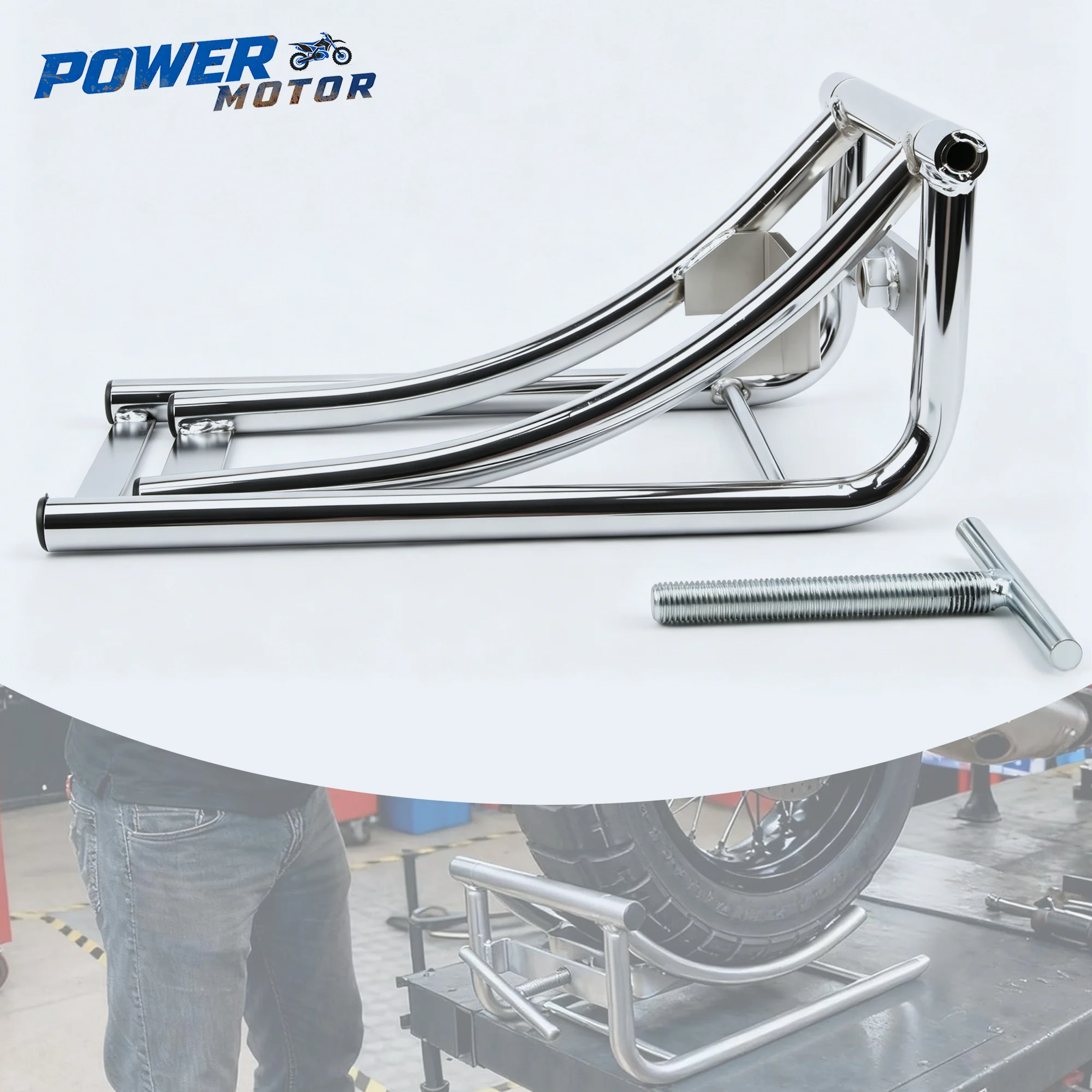 Stainless Steel Motorcycle Rear Tire Lift Stand Wheel Changing Lifting Frame For Dirt Bike ATV Universal Repair Maintenance Tool
Stainless Steel Motorcycle Rear Tire Lift Stand Wheel Changing Lifting Frame For Dirt Bike ATV Universal Repair Maintenance Tool