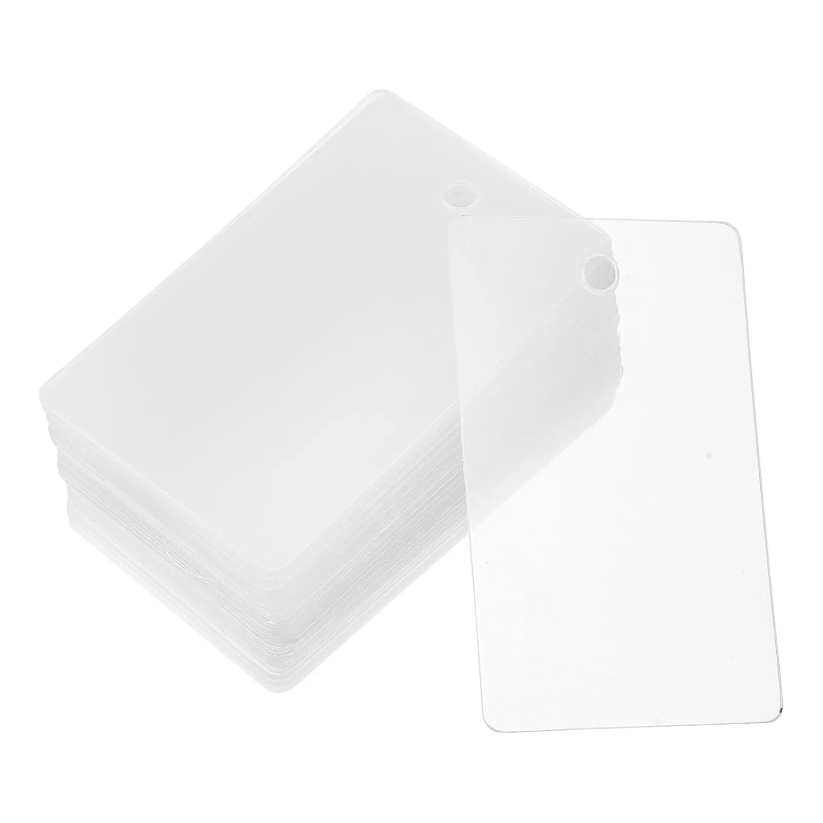 50Pcs Thick Transparent PVC Hang Tags Durable Blank Plastic Cards Prepunched Hole for Retail Jewelry Labeling Price Tags
50Pcs Thick Transparent PVC Hang Tags Durable Blank Plastic Cards Prepunched Hole for Retail Jewelry Labeling Price Tags