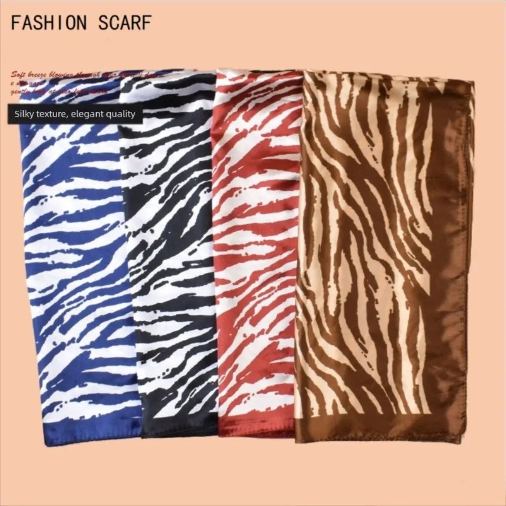Luxury Multi-use Satin Square Scarf 90*90cm Stripe Print Silk Scarves Breathable Hijab Headband Women's Accessory
Luxury Multi-use Satin Square Scarf 90*90cm Stripe Print Silk Scarves Breathable Hijab Headband Women's Accessory