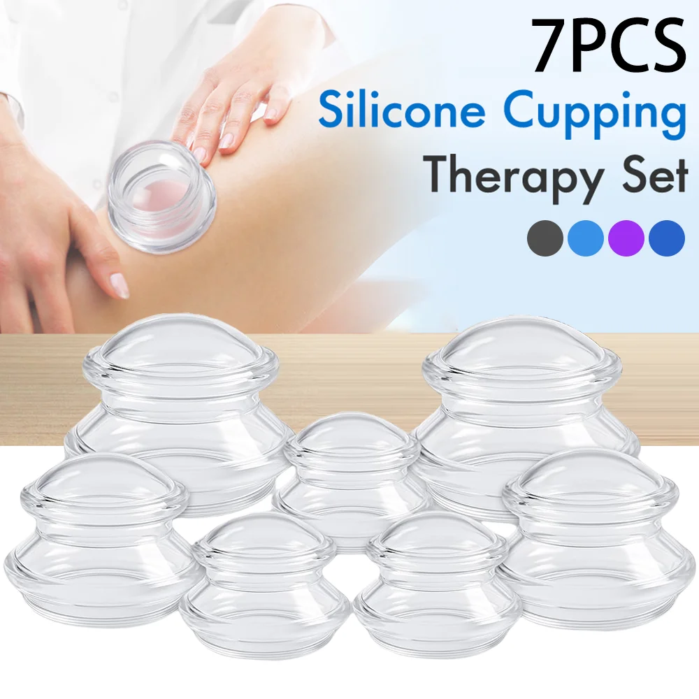 7PCS Silicone Cupping Therapy Set, Professionally Chinese Massage Cups for Cupping Therapy and Cellulite Reduction
7PCS Silicone Cupping Therapy Set, Professionally Chinese Massage Cups for Cupping Therapy and Cellulite Reduction