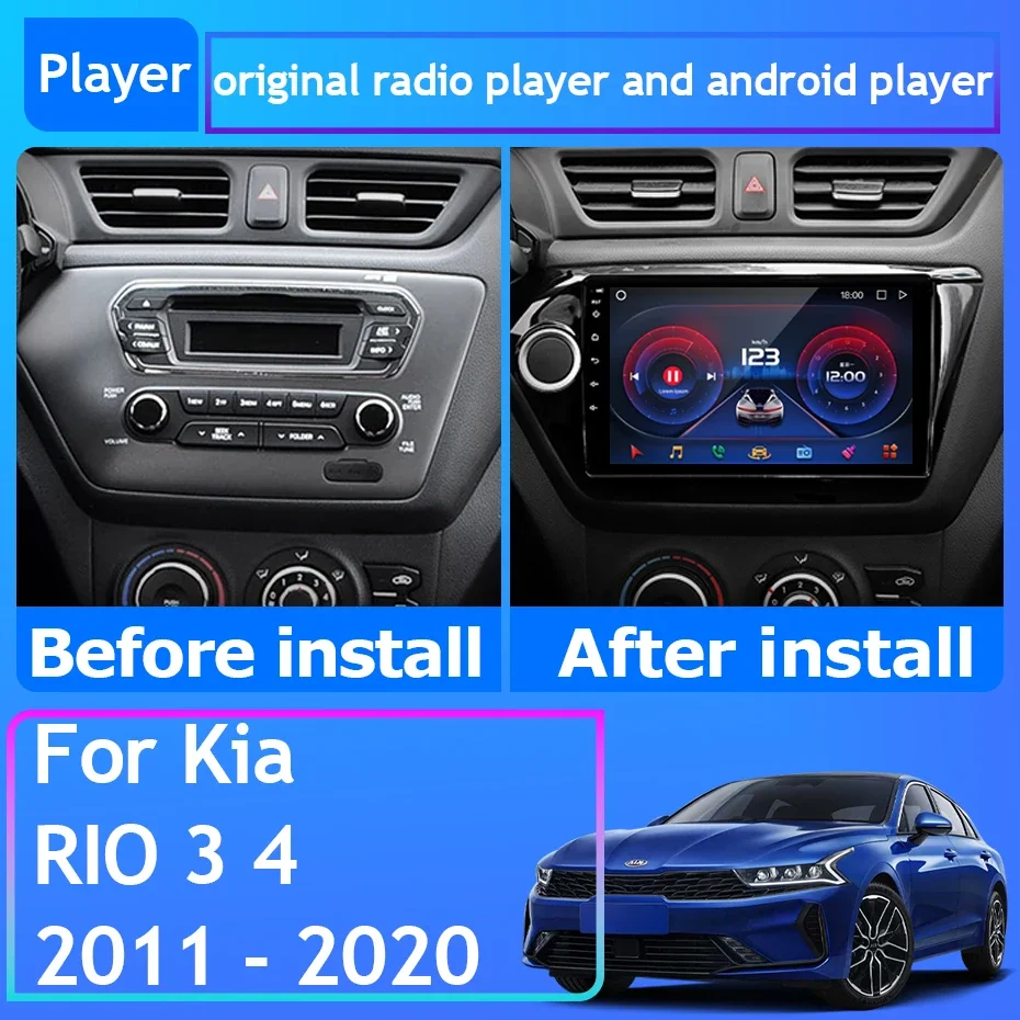 Car Radio Carplay Android 13 For Kia RIO 3 2011 - 2015 GPS Navigation Stereo Android Auto 5G Wifi Video Screen No 2din
Car Radio Carplay Android 13 For Kia RIO 3 2011 - 2015 GPS Navigation Stereo Android Auto 5G Wifi Video Screen No 2din