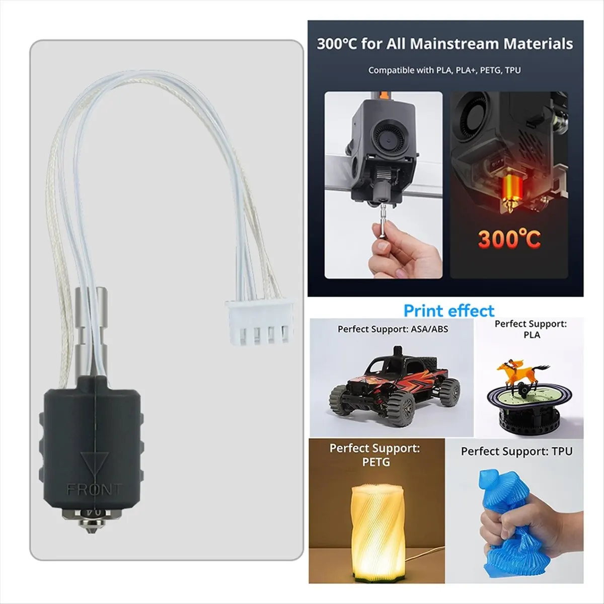 “QUALITY EXCELLE“For 3 Max Hotend Integrated Hardened Steel Nozzle Thermistor Heating Component K3M Ceramic Hotend 0.6mm
“QUALITY EXCELLE“For 3 Max Hotend Integrated Hardened Steel Nozzle Thermistor Heating Component K3M Ceramic Hotend 0.6mm