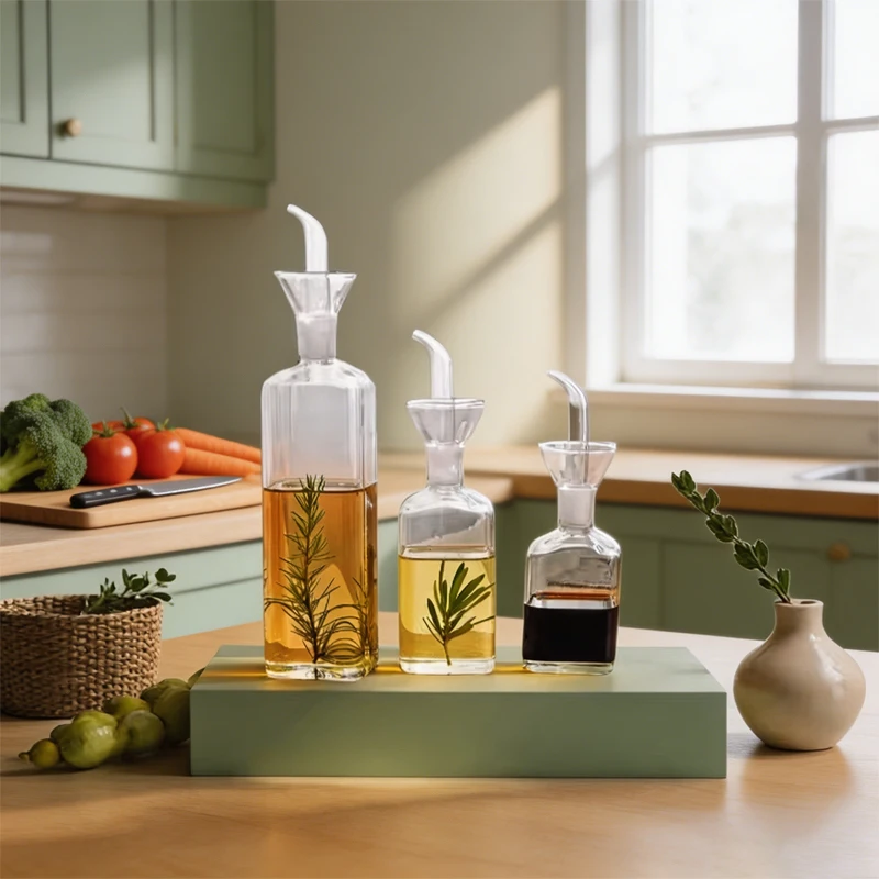 Household Kitchen Glass Oil Pot, High Borosilicate Anti-leak Design, Portable Oil Vinegar Soy Sauce Seasoning Container
Household Kitchen Glass Oil Pot, High Borosilicate Anti-leak Design, Portable Oil Vinegar Soy Sauce Seasoning Container