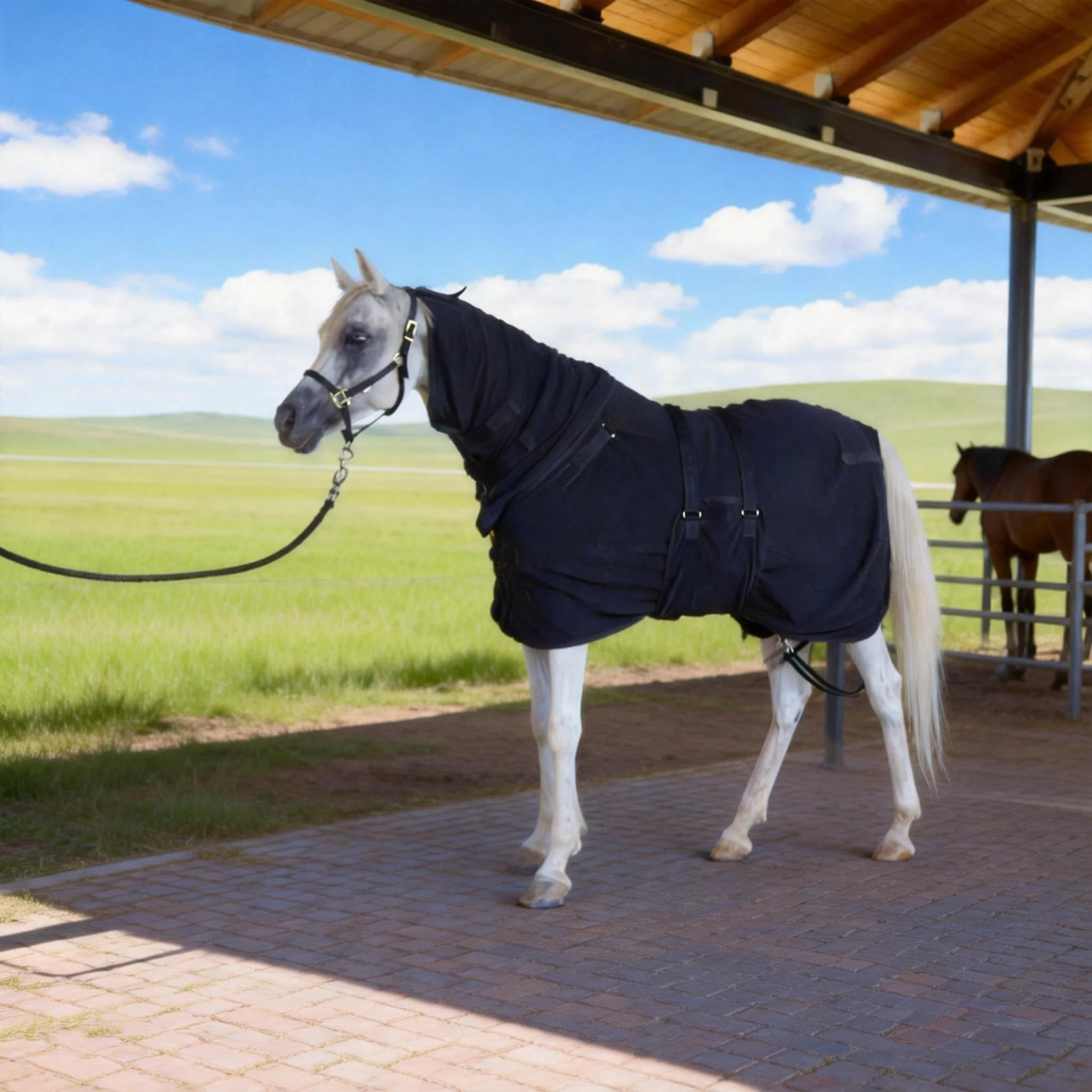 Polar Fleece Dressage Use Lightweight Horse Rug Non-Waterproof Semicircle Design for All Seasons Indoor Outdoor Use
Polar Fleece Dressage Use Lightweight Horse Rug Non-Waterproof Semicircle Design for All Seasons Indoor Outdoor Use