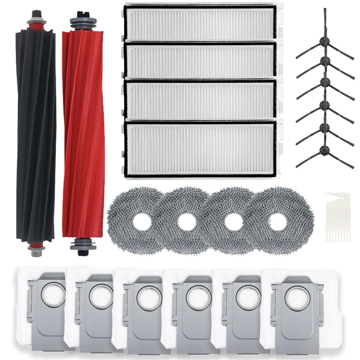 A31F Hot Replacement Parts for Qrevo Master, Qrevo Master Robot Vacuum Cleaner Accessories Kit, Brushroll Filter Mop Pad
A31F Hot Replacement Parts for Qrevo Master, Qrevo Master Robot Vacuum Cleaner Accessories Kit, Brushroll Filter Mop Pad
