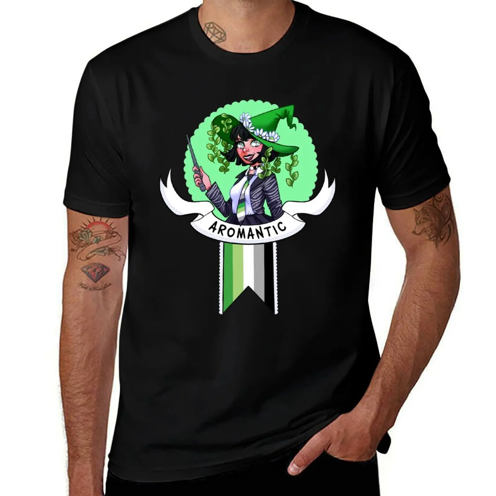 Aromantic Witchy Pride T-Shirt anime t shirts boys whites Personalized t-shirt korean fashion Men's t-shirt
Aromantic Witchy Pride T-Shirt anime t shirts boys whites Personalized t-shirt korean fashion Men's t-shirt