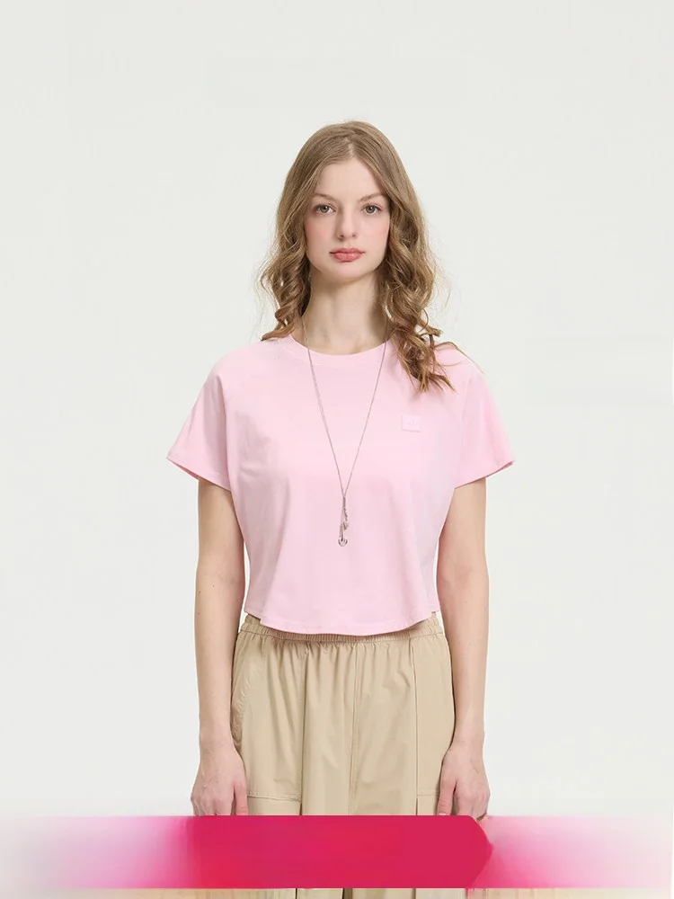 Летняя новинка: простая и стильная женская футболка из смесового хлопка и полиэстера, быстросохнущая, комфортная, от Noisy Teddy25
Летняя новинка: простая и стильная женская футболка из смесового хлопка и полиэстера, быстросохнущая, комфортная, от Noisy Teddy25