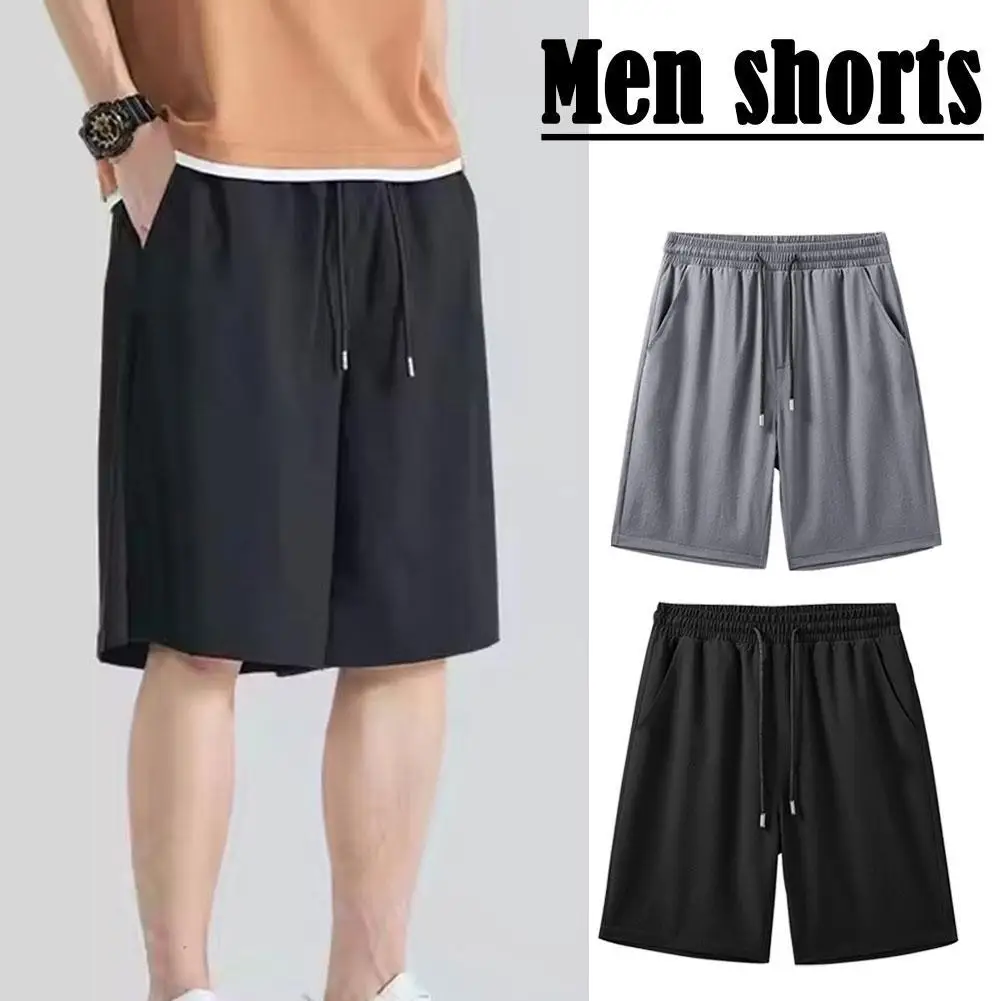 Men's Summer New American Casual Shorts Straight Loose Five-point Pants Solid Color Drawstring Pocket Micro-elastic Sports Pants
Men's Summer New American Casual Shorts Straight Loose Five-point Pants Solid Color Drawstring Pocket Micro-elastic Sports Pants