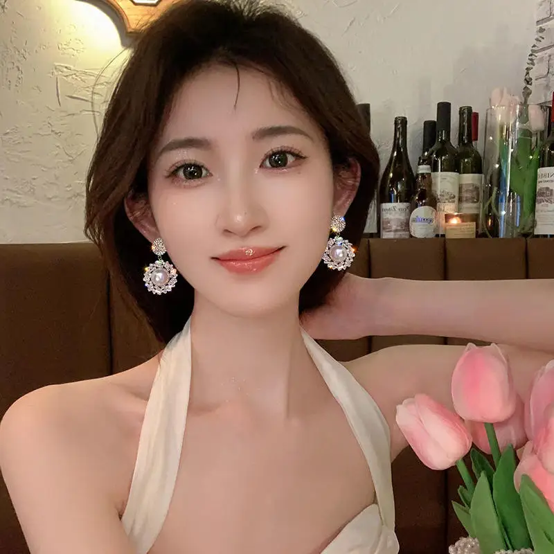 Zirconia Pearl Earrings For Women Drop Stud Earring Jewelry Fashion Accessories Pendant Party Gift
Zirconia Pearl Earrings For Women Drop Stud Earring Jewelry Fashion Accessories Pendant Party Gift