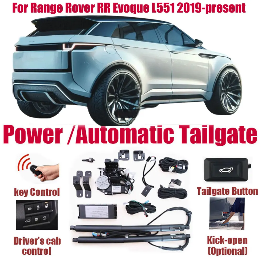 Для Range Rover Evoque L551 2019-наст. время: Комплект автоматического подъема багажника, интеллектуальный электрический привод двери багажника
Для Range Rover Evoque L551 2019-наст. время: Комплект автоматического подъема багажника, интеллектуальный электрический привод двери багажника