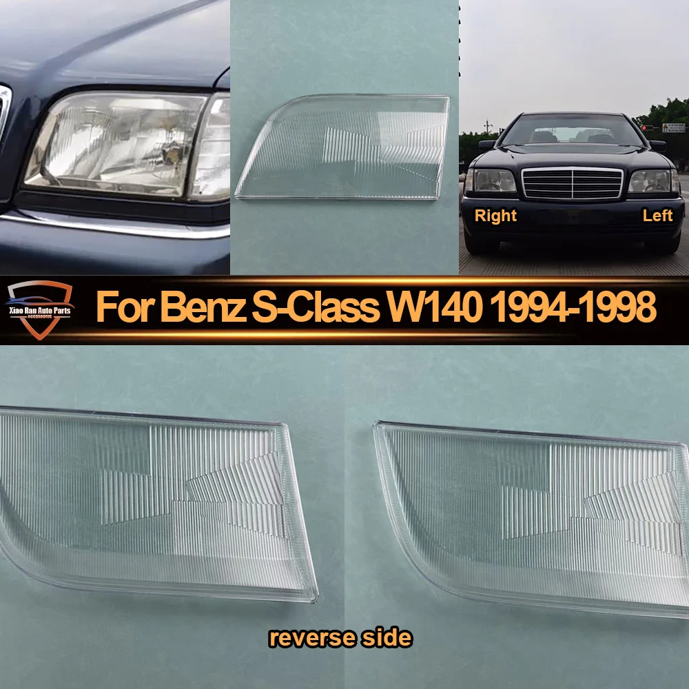 For Benz S-Class 1994 1996-1998 W140 (Big) Headlight Cover Transparent Lampshade Lamp Shade Plexiglass Replace Original Lens
For Benz S-Class 1994 1996-1998 W140 (Big) Headlight Cover Transparent Lampshade Lamp Shade Plexiglass Replace Original Lens