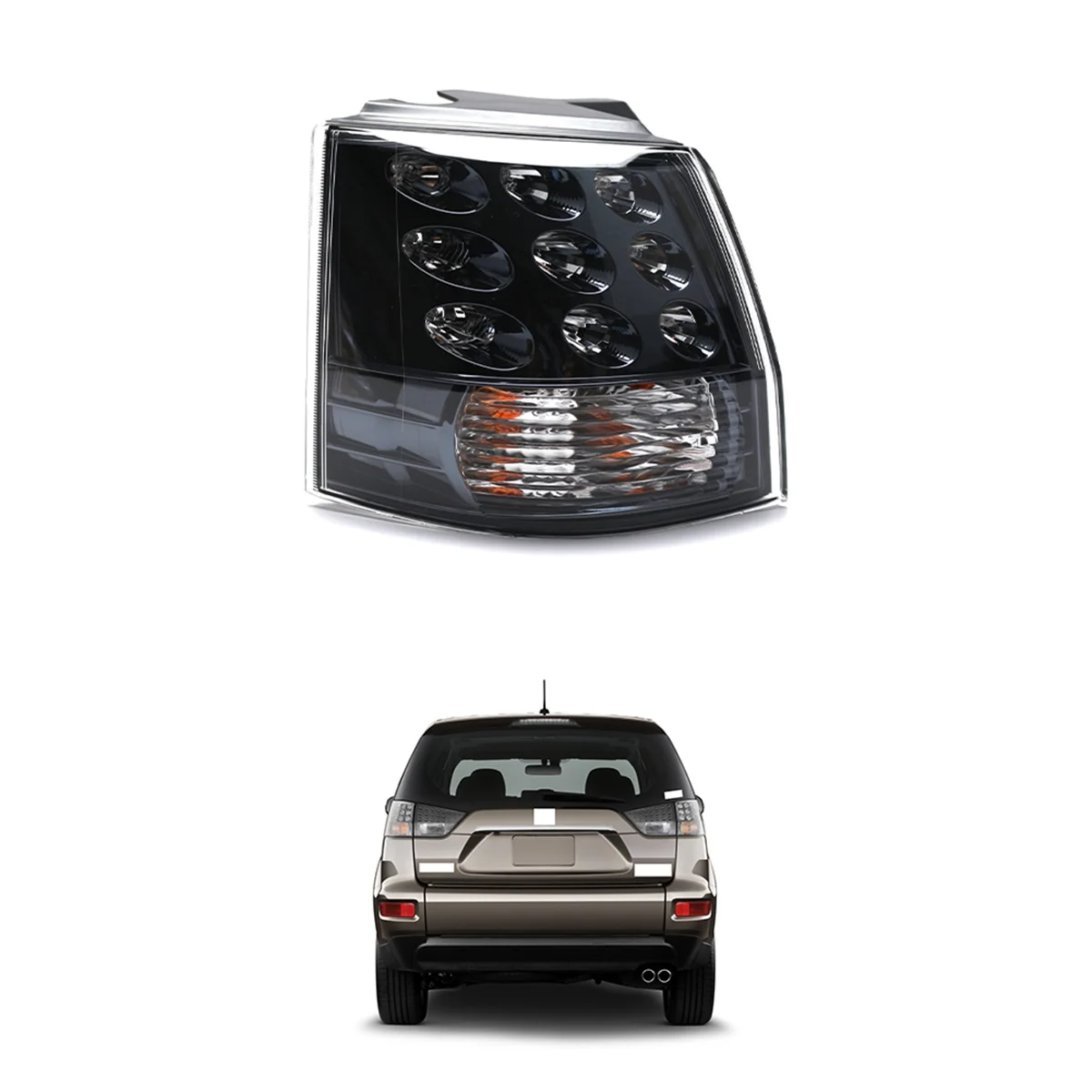 #92N Automotive Parts & Accessories,Tail Lights for Mitsubishi Outlander EX 2007-2013 Left 8330A379,Transparent&Black
#92N Automotive Parts & Accessories,Tail Lights for Mitsubishi Outlander EX 2007-2013 Left 8330A379,Transparent&Black