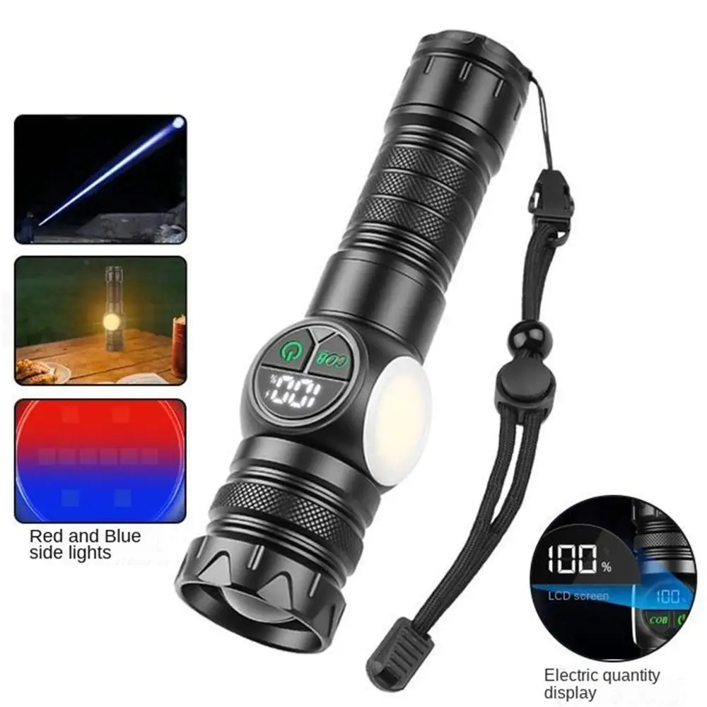 USB Rechargeable LED Flashlight Zoom Spotlight Searchlight Display Torch Magnetic attraction Transformer Focal Camping Light
USB Rechargeable LED Flashlight Zoom Spotlight Searchlight Display Torch Magnetic attraction Transformer Focal Camping Light