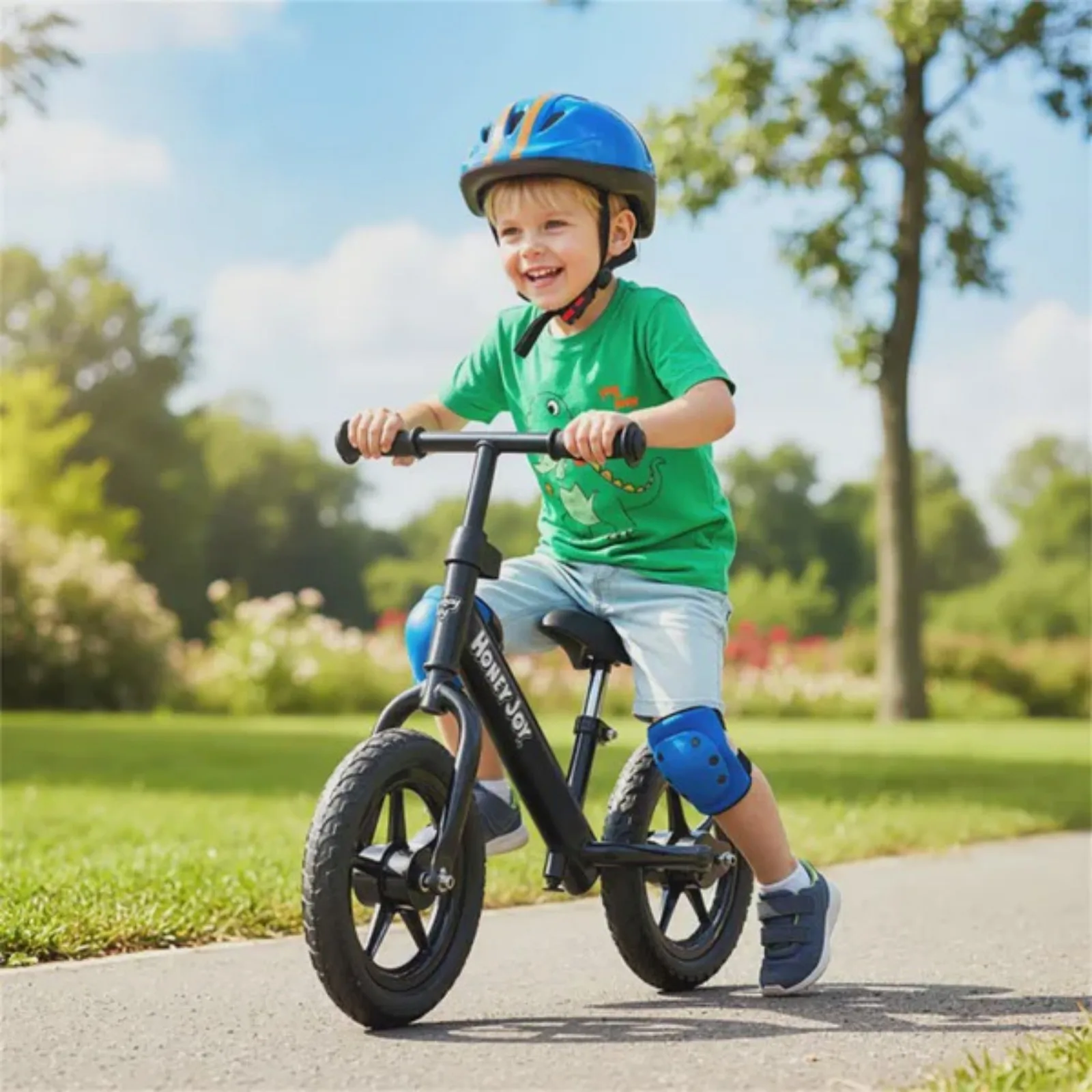 Toddler Balance Bike for 2-5 Years - Adjustable Height, 6.3LBS Lightweight & 11" Foam Tires-Black
Toddler Balance Bike for 2-5 Years - Adjustable Height, 6.3LBS Lightweight & 11" Foam Tires-Black