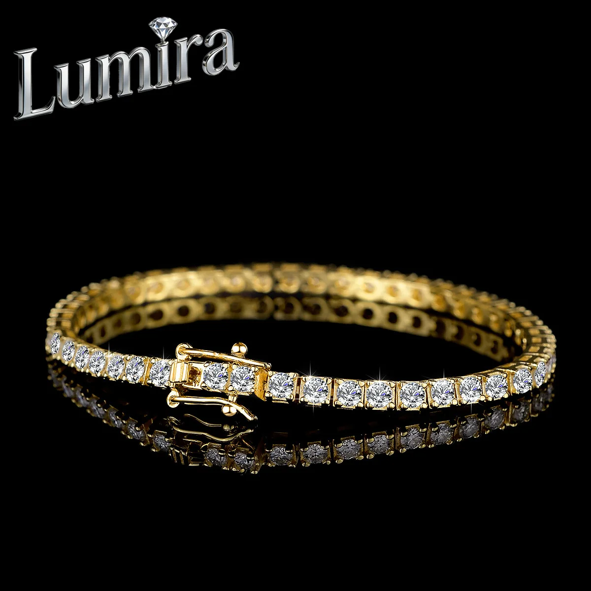 Lumira Platinum PT950 Moissanite Tennis Bracelet for Men and Women 2.5MM Moissanite D-Color Hip-Hop 18K Gold Bracelet
Lumira Platinum PT950 Moissanite Tennis Bracelet for Men and Women 2.5MM Moissanite D-Color Hip-Hop 18K Gold Bracelet