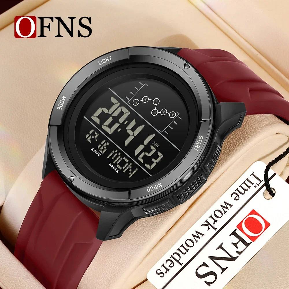 OFNS 2198, мужские электронные часы с дисплеем, многофункциональный будильник, студенческие часы, водонепроницаемые спортивные часы с большим циферблатом на открытом воздухе
OFNS 2198, мужские электронные часы с дисплеем, многофункциональный будильник, студенческие часы, водонепроницаемые спортивные часы с большим циферблатом на открытом воздухе