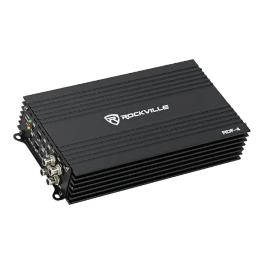 Car audio amplifier, Class D, 4-channel, 700W RMS/ 1400W peak, compact aluminum chassis, black, Tiffany RCA inputs
Car audio amplifier, Class D, 4-channel, 700W RMS/ 1400W peak, compact aluminum chassis, black, Tiffany RCA inputs