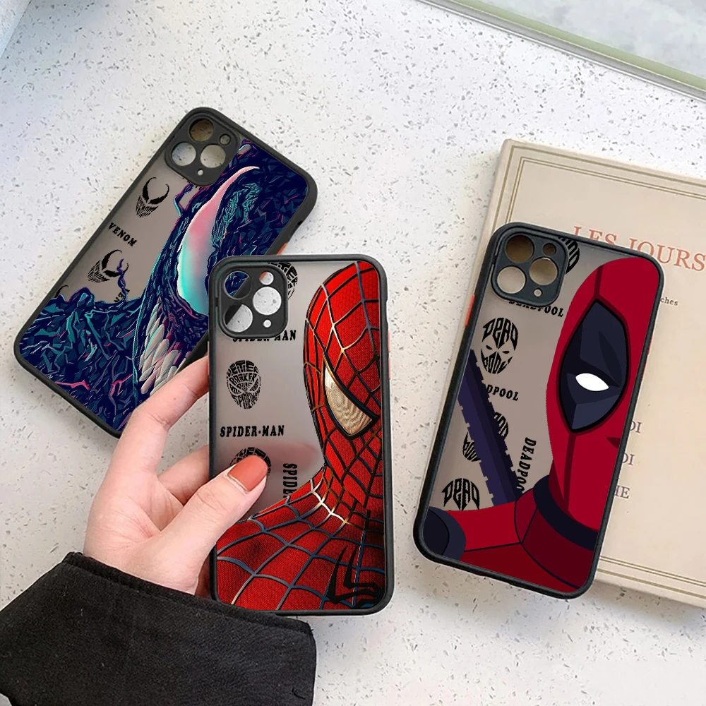 Marvel Half Face Spider Man Matte Translucent Case For iPhone 17E 17 16 16E 15 14 13 12 11 Pro Max 17Air 7 8 Plus XS Armor Cover
Marvel Half Face Spider Man Matte Translucent Case For iPhone 17E 17 16 16E 15 14 13 12 11 Pro Max 17Air 7 8 Plus XS Armor Cover