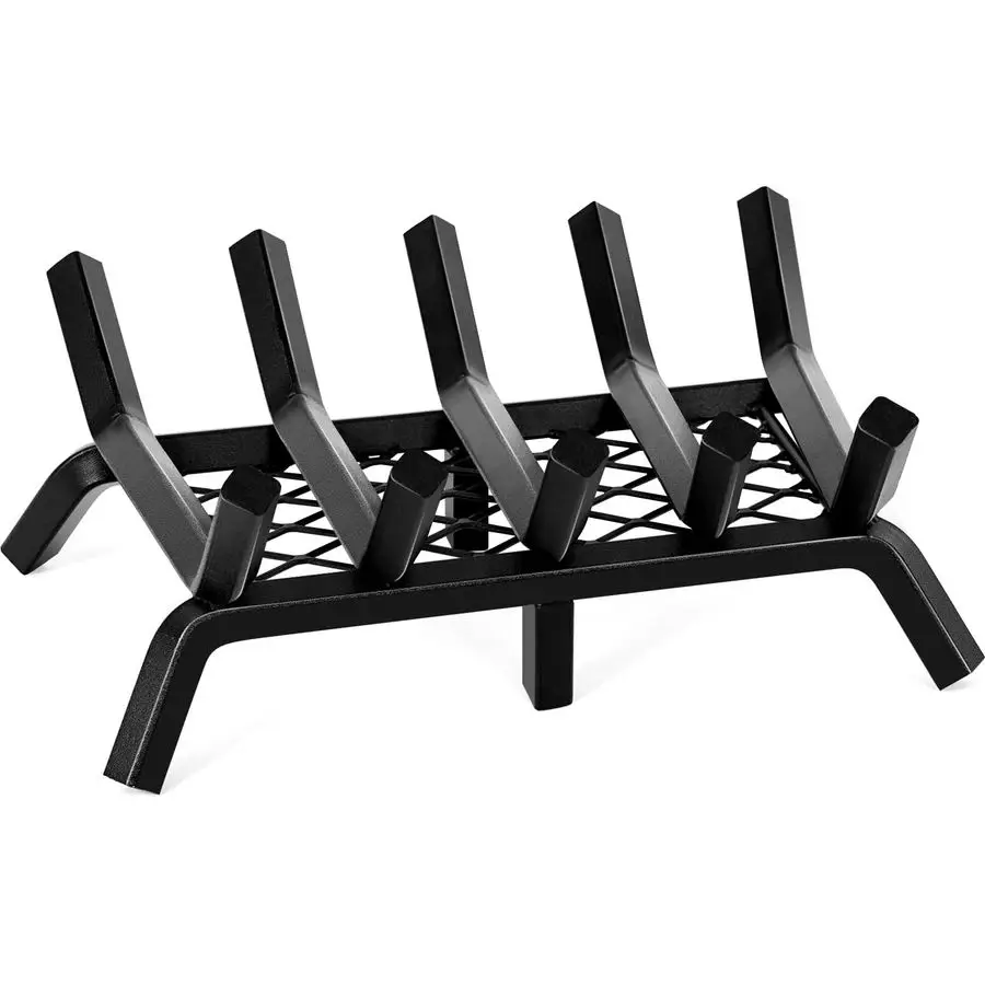 Fireplace Grates with Ember Retainer 17 Inch Fireplace Log Grate, Firewood Wood Log Holder Rack, Inside Wrought Cast Iron Fire
Fireplace Grates with Ember Retainer 17 Inch Fireplace Log Grate, Firewood Wood Log Holder Rack, Inside Wrought Cast Iron Fire