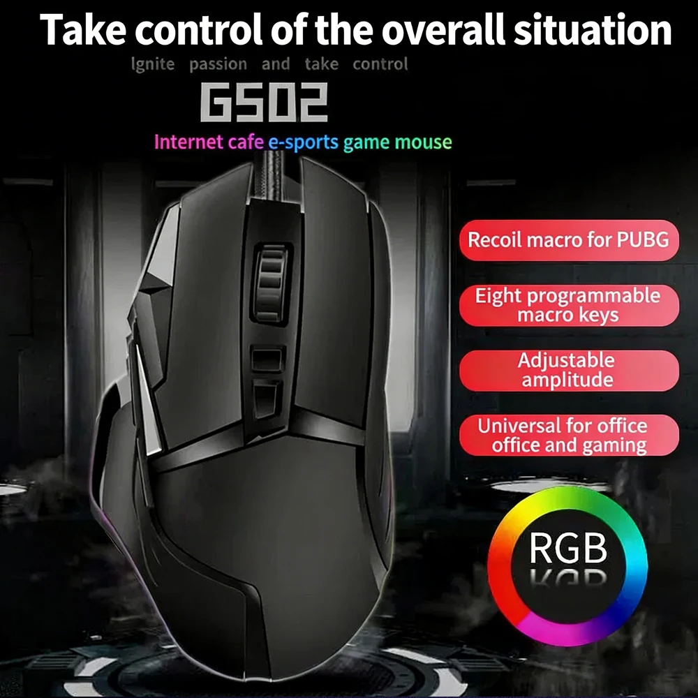 Original G502 SE Hero Master Wired Gaming Mouse 502 Esports Machinery Eat Chicken Macro CS Programming Peripheral 2026 New
Original G502 SE Hero Master Wired Gaming Mouse 502 Esports Machinery Eat Chicken Macro CS Programming Peripheral 2026 New